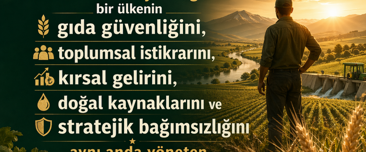 tarım yaşam ve güvenlik sistemidir